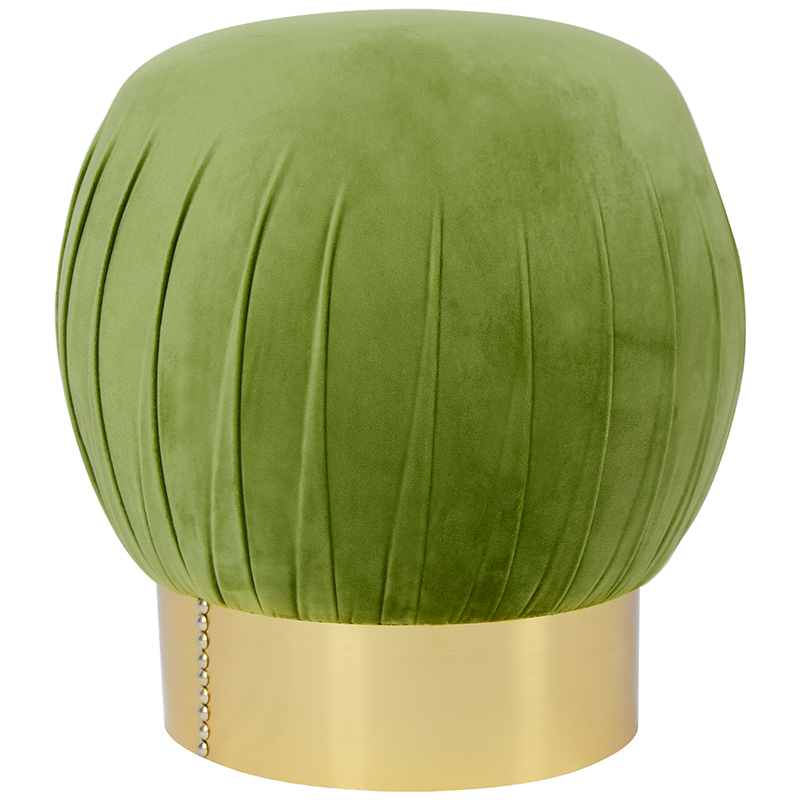 Оттоманка Art Deco Turban green Золотой Зеленый смок в Казани | Loft Concept 