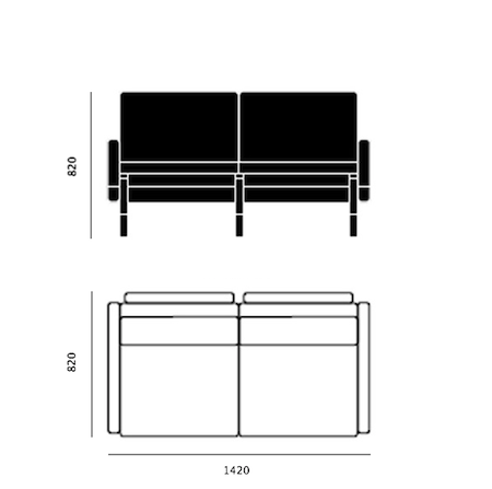 Диван PK31 2 Seat в Казани