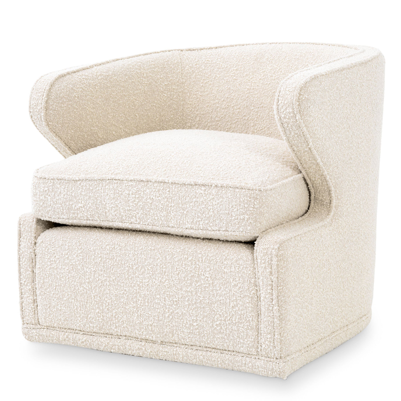 Кресло Eichholtz Chair Dorset Boucle cream Кремовый в Казани | Loft Concept 