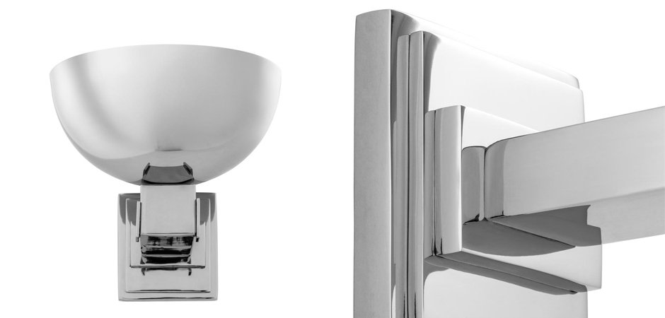 Бра Eichholtz Wall Lamp Haussman Nickel - Loft-Concept в Казани