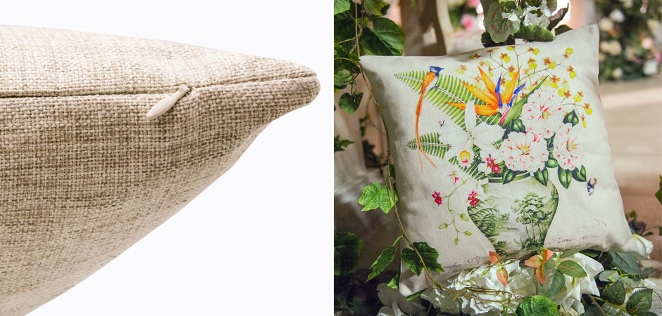 Декоративная подушка Bouquet with Strelitzia Pillow Декоративная подушка Bouquet with Strelitzia Pillow - Loft-Concept в Казани
