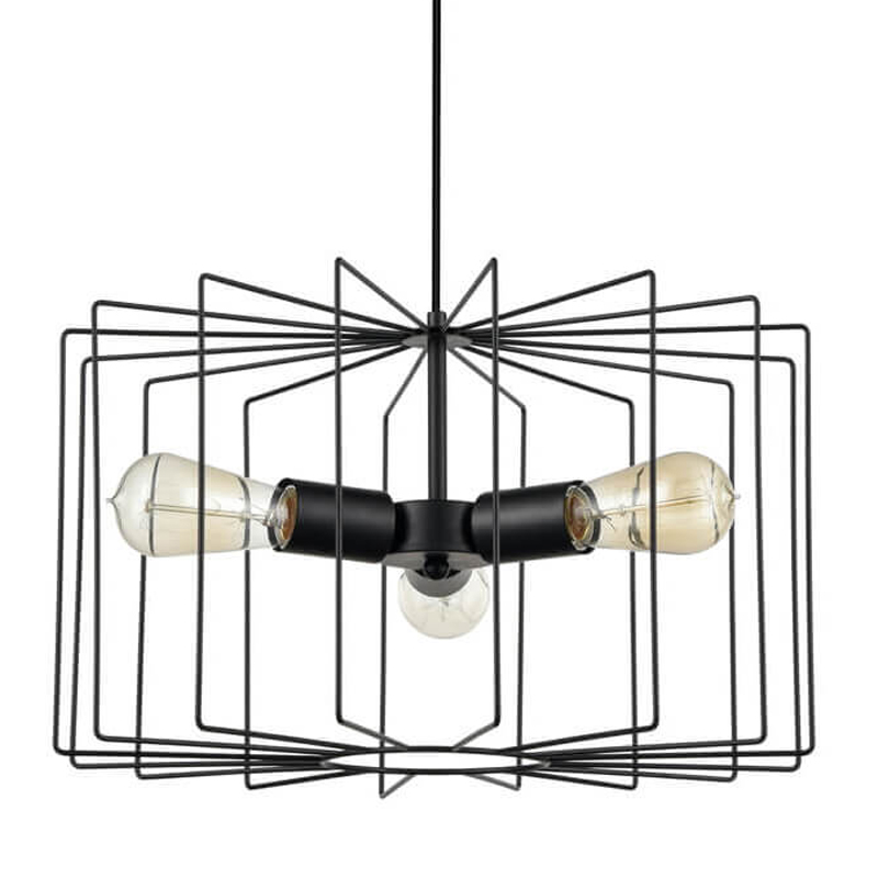 Люстра Cage Wire Color black Черный в Казани | Loft Concept 