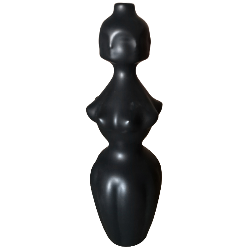 Декоративная ваза OLYMPIA VASE Black Vase Черный в Казани | Loft Concept 