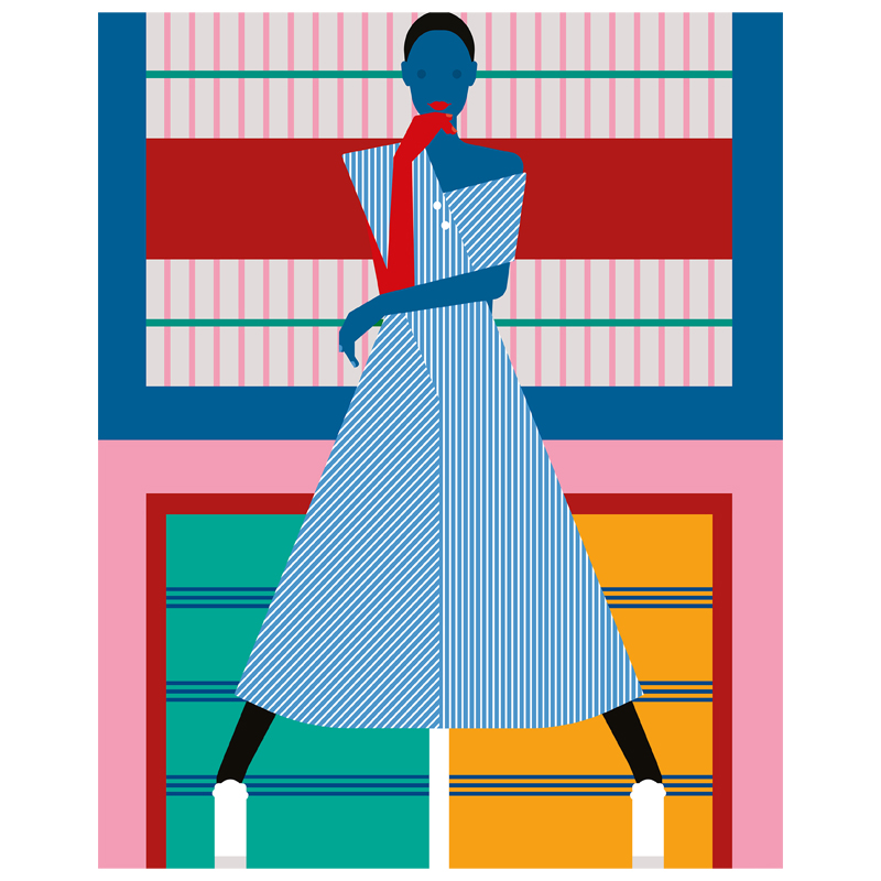 Постер Geometric Woman Мульти Постер Geometric Woman Мульти в Казани | Loft Concept