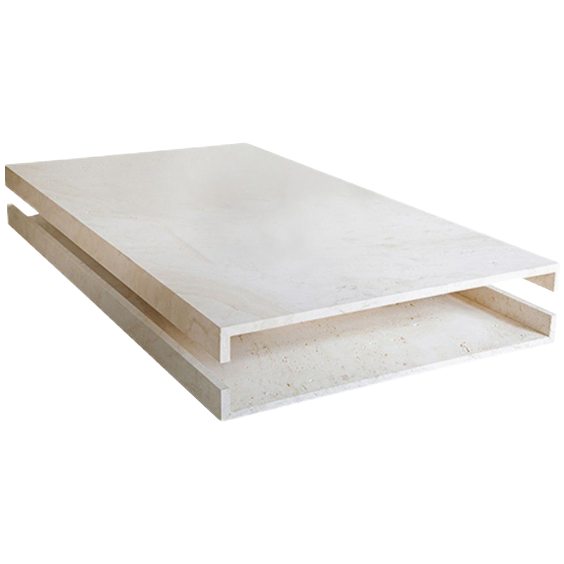 Кофейный стол Allen Travertine Coffee Table Бежевый в Казани | Loft Concept 