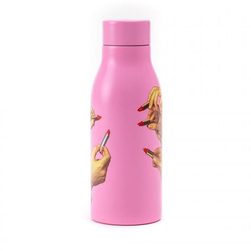 Бутылка Seletti Thermal Bottle Lipstick Pink Розовый в Казани | Loft Concept 