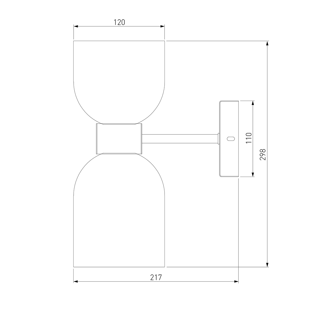 Бра Light maker studio Sconce white and smok brass в Казани