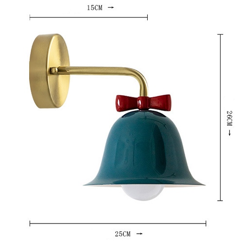 Бра Колокольчик Bell with Bow Deep Blue Wall Lamp Темно-синий в Казани