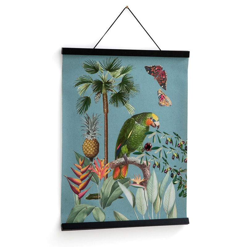 Постер Poster of Plants & Birds попугай Мульти в Казани | Loft Concept 