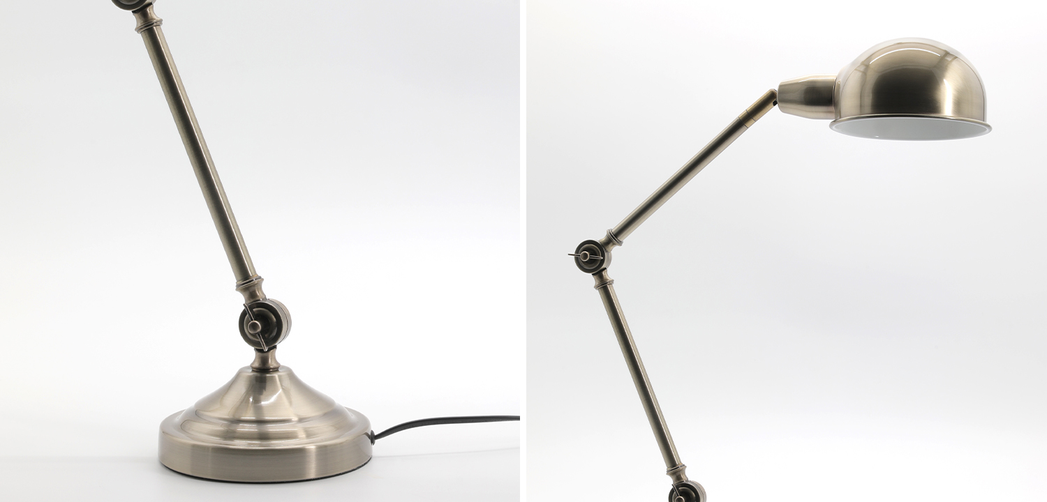 Настольная лампа Brass Vintage Loft Table Lamp - фото №1