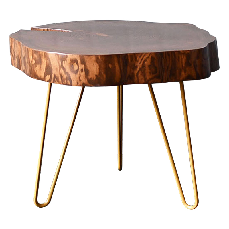 Кофейный стол Dylon Industrial Metal Rust Coffee Table Коричневый Желтый в Казани | Loft Concept 