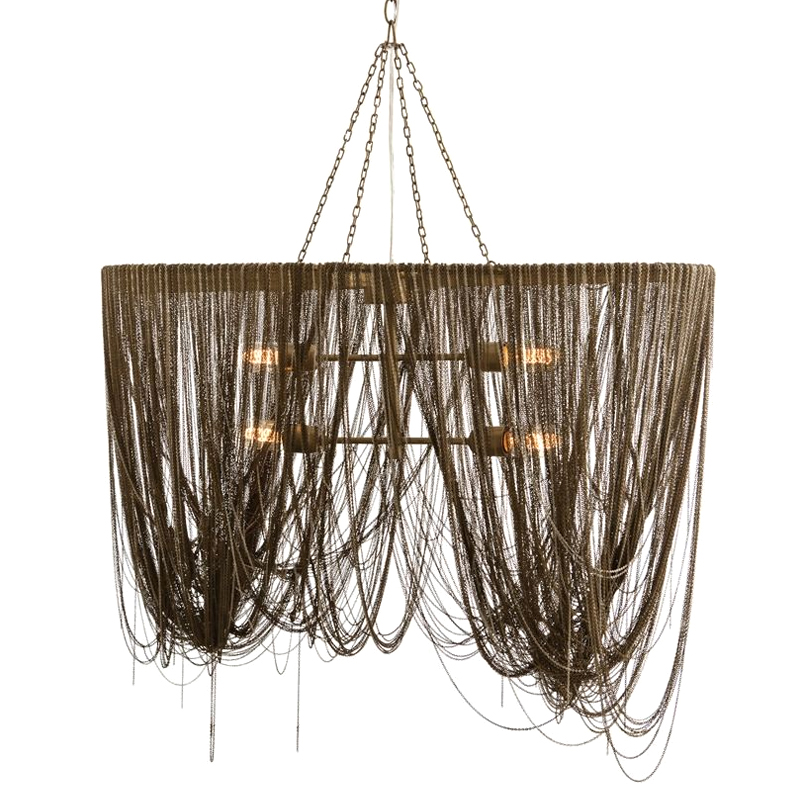 Люстра Arteriors LAYLA PENDANT Золотой Серебряный в Казани | Loft Concept 