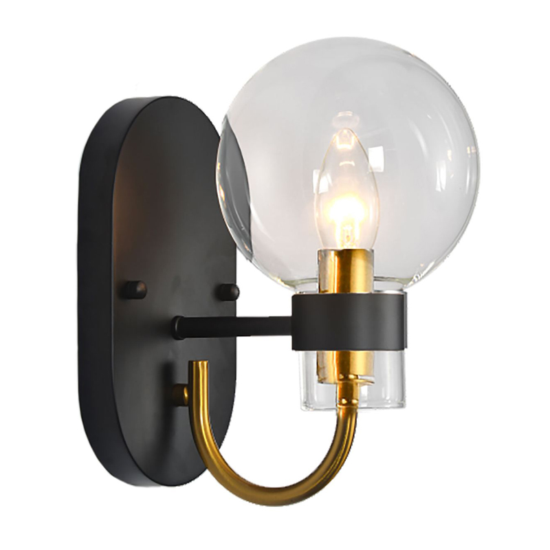 Бра Votrom Sconce black Черный Бронза Прозрачный (Transparent) в Казани | Loft Concept 