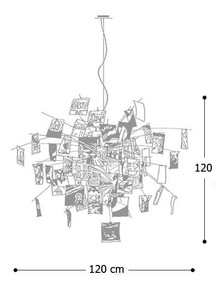 Светильник Zettel Z 5 Ingo Maurer text в Казани