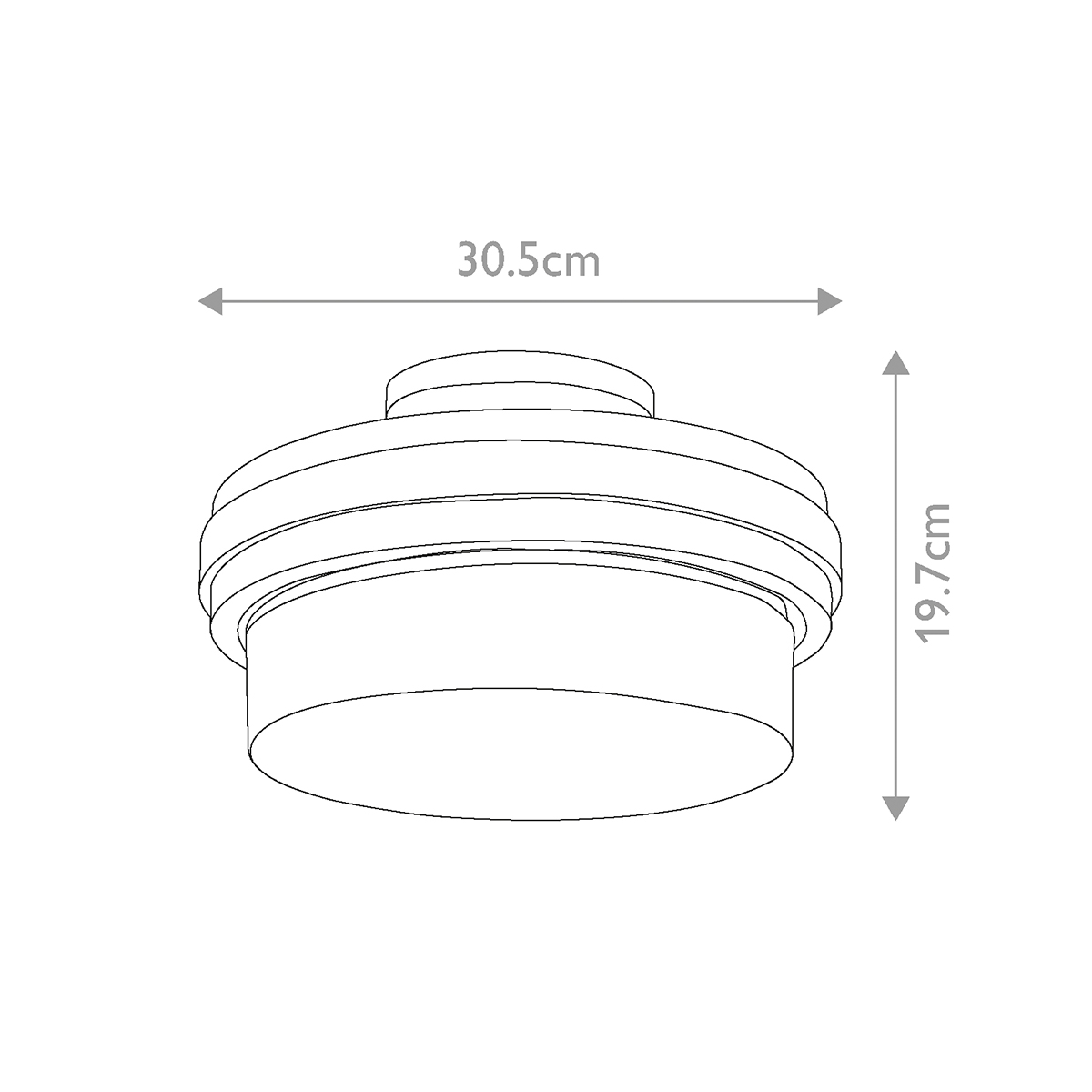 Потолочный светильник с прозрачным стеклянным плафоном с эффектом пузырьков Kichler в Казани