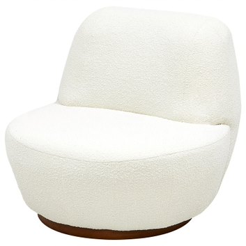 Кресло Raoul Chair Boucle Белый в Казани | Loft Concept 