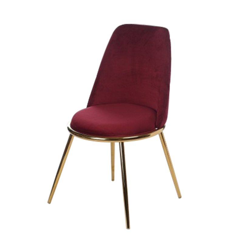 Стул Chairs Velvet Crimson Малиновый (Crimson) Золотой в Казани | Loft Concept 