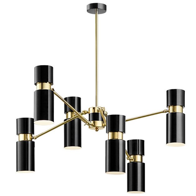 Люстра EDGAR chandelier Черный Латунь в Казани | Loft Concept 