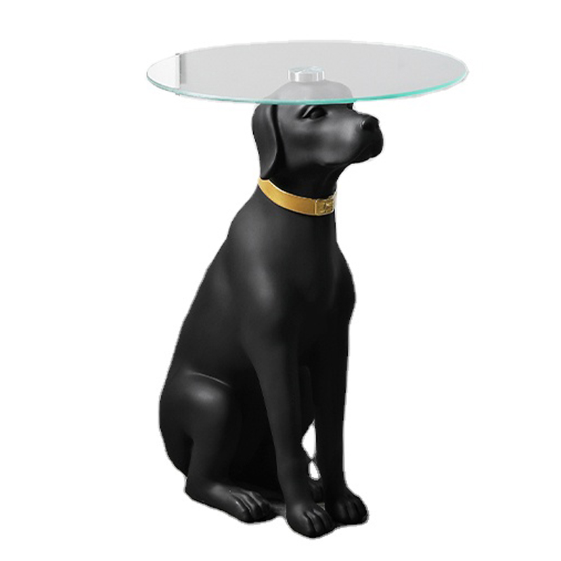 Приставной стол Black Dog Table Черный в Казани | Loft Concept 