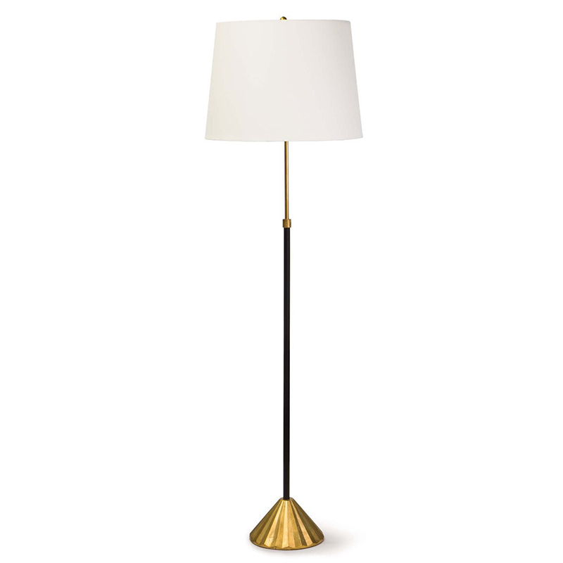 Торшер Arleta Floor lamp Белый Черный Золотой в Казани | Loft Concept 