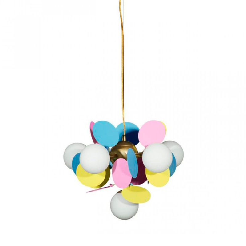 Люстра MATISSE Chandelier multicolor 6 ламп Мульти Золотой в Казани | Loft Concept 