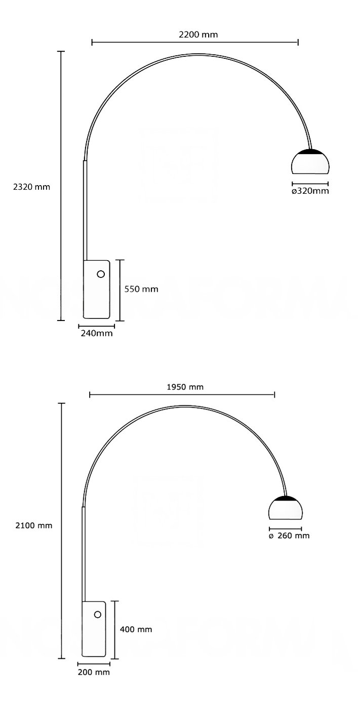 Торшер Flos Arco в Казани