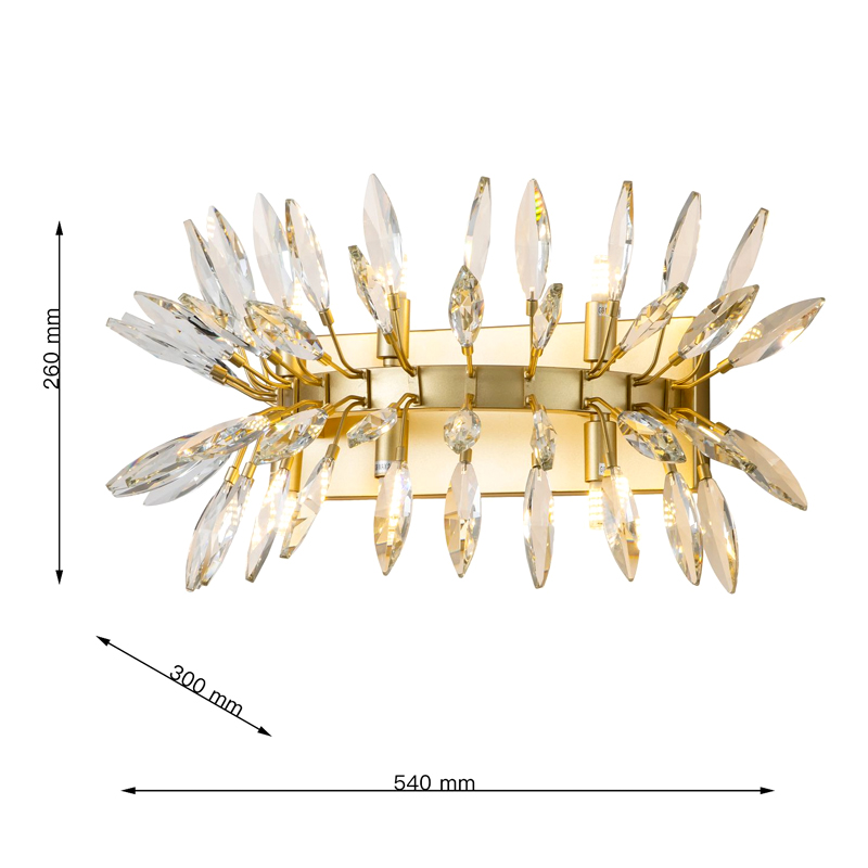 Бра с хрустальными лепестками FAIRYTREE LIGHT в Казани