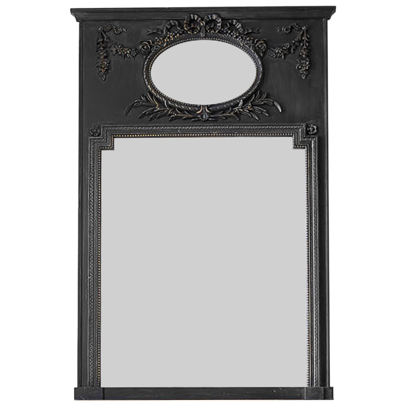 Зеркало Hendrica Mirror Black Винтажный черный в Казани | Loft Concept 