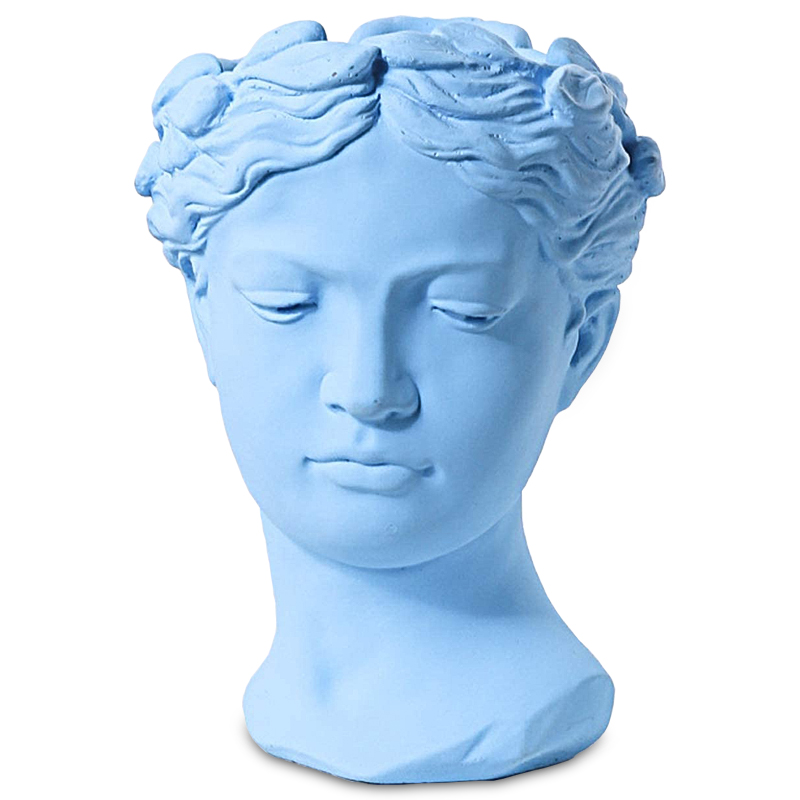 Ваза Female Bust Pastel Blue Голубой пастельный в Казани | Loft Concept 