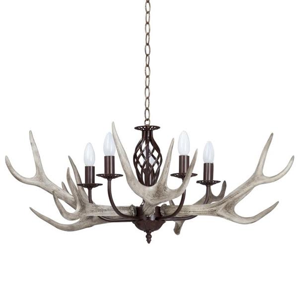 Люстра Horned Forrest Chandelier Коричневый в Казани | Loft Concept 