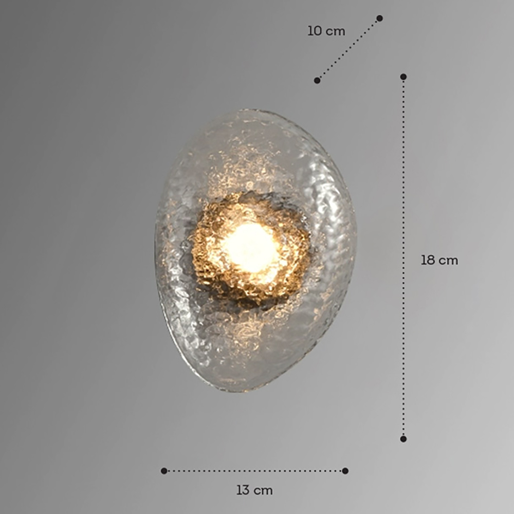 Бра LINDIS FROST LONG WALL 1 лампа Прозрачное стекло в Казани