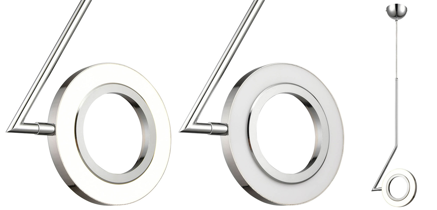 Подвесной светильник Dienes Chrome - фото