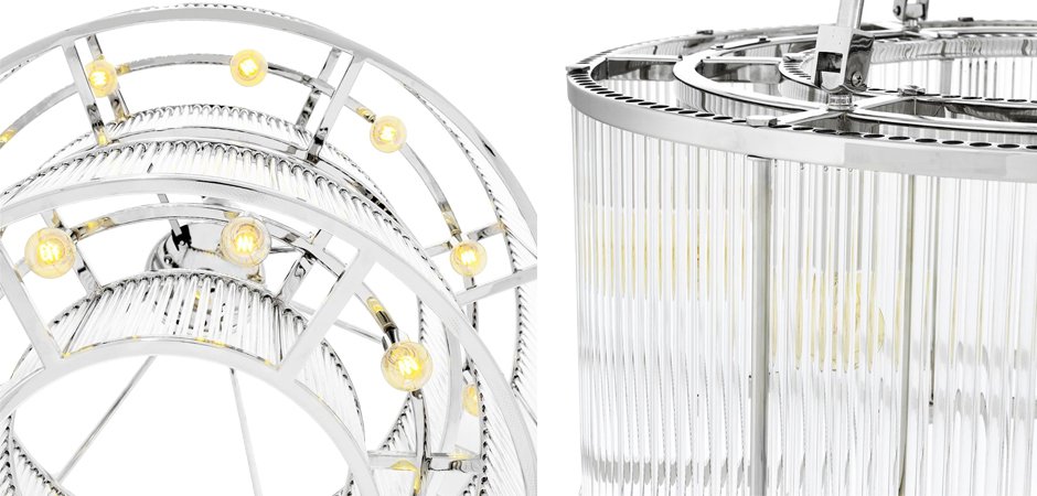 Люстра Chandelier Bernardi Nickel - Loft-Concept в Казани