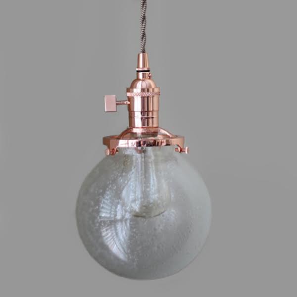 Подвесной светильник Bubble Sphere Glass Copper Медь в Казани | Loft Concept 