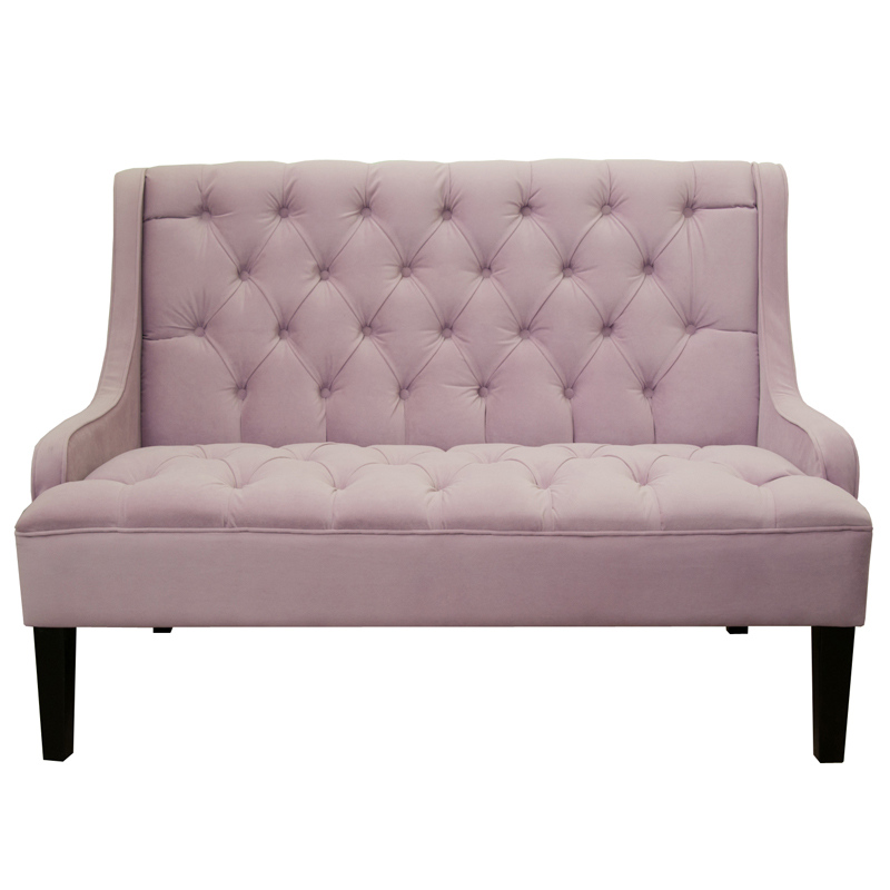 Диван Folket Sofa velour pink Розовый (Rose) в Казани | Loft Concept 