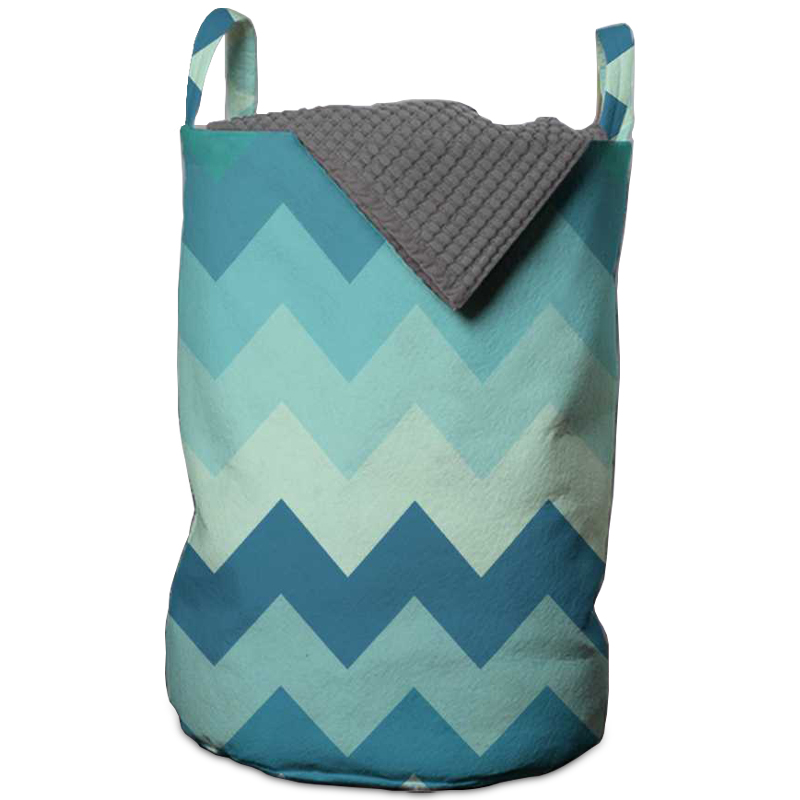 Корзина Blue Chevron Basket Мульти в Казани | Loft Concept 