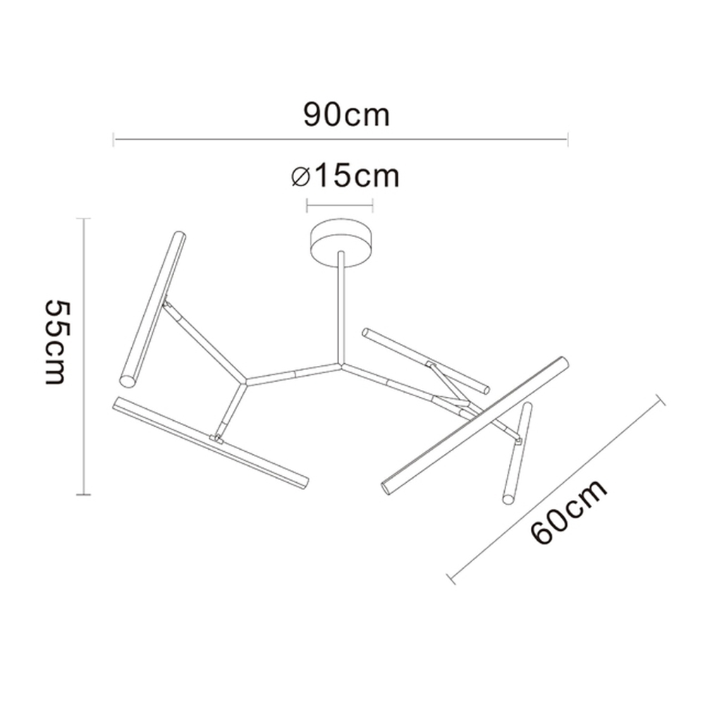 Люстра на штанге Geometry в Казани