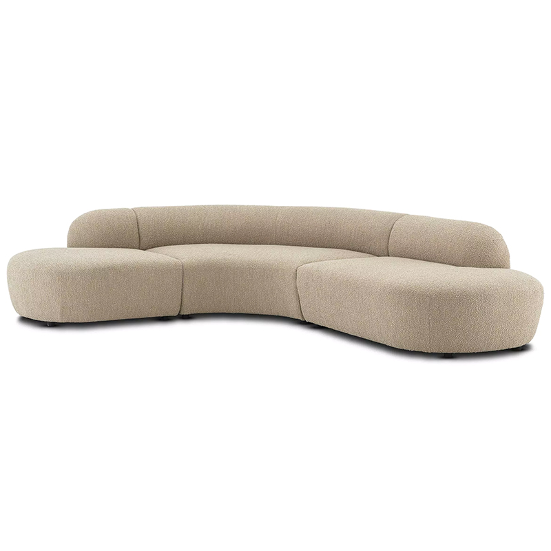 Диван Eichholtz Sofa Bjorn Boucle Sand Песочный в Казани | Loft Concept 