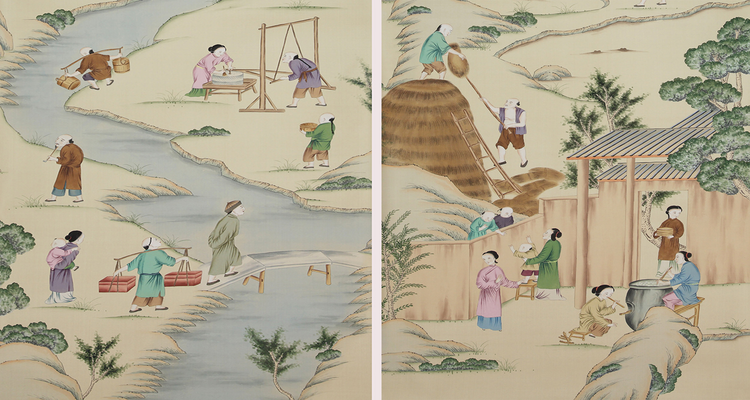 Обои ручная роспись Coutts Raw Silk - фото №1