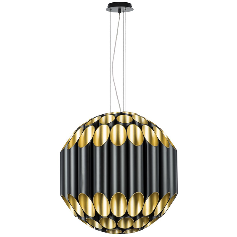 Люстра Garbi Black Pipe Organ Chandelier 80 Черный Золотой в Казани | Loft Concept 