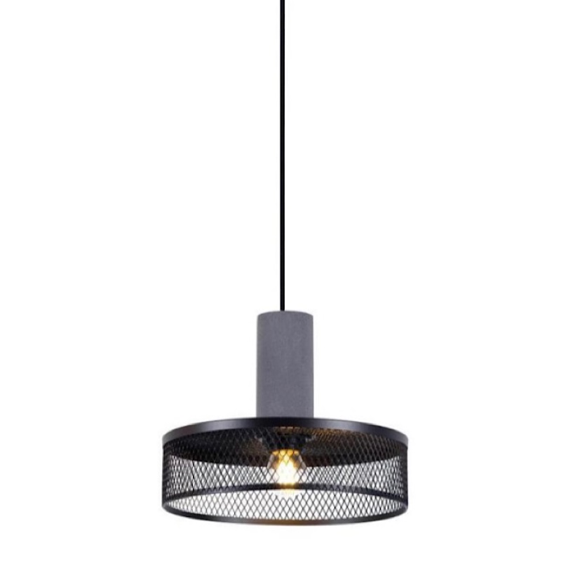 Подвесной светильник Loft Black Riveted Mesh Lighting Серый Черный матовый в Казани | Loft Concept 