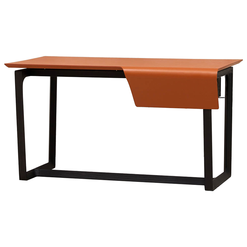 Рабочий стол Stan Orange Desk Оранжевый Черный в Казани | Loft Concept 