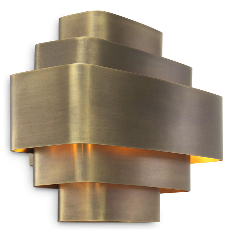 Бра Eichholtz Wall Lamp Pegaso Brass Винтажная латунь в Казани | Loft Concept 