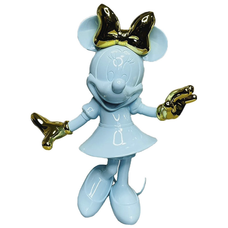 Статуэтка Минни Маус голубого цвета Minnie Mouse Blue Figurine  Голубой в Казани | Loft Concept 