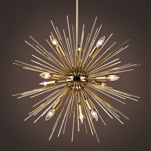 Люстра Astra Chandelier Sputnik Gold 60 Золотой в Казани | Loft Concept 