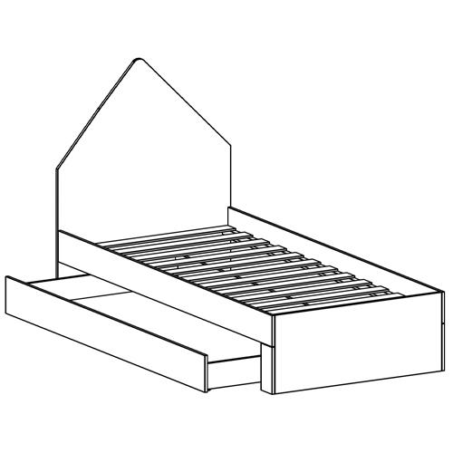 Кровать в детскую Tiny Town Bed в Казани