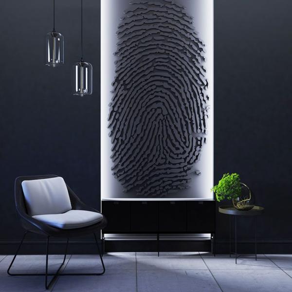 Барельеф FINGERPRINT  в Казани | Loft Concept 