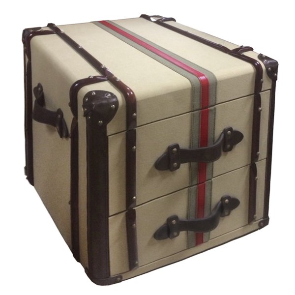 Сундук Richards Red line Canvas Medium trunk   в Казани | Loft Concept 