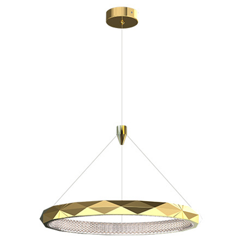 Люстра Horizontal Ring Gold Chandelier Золотой в Казани | Loft Concept 