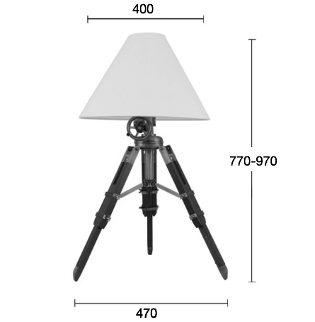 Настольная лампа Table Standing Lamp Black в Казани